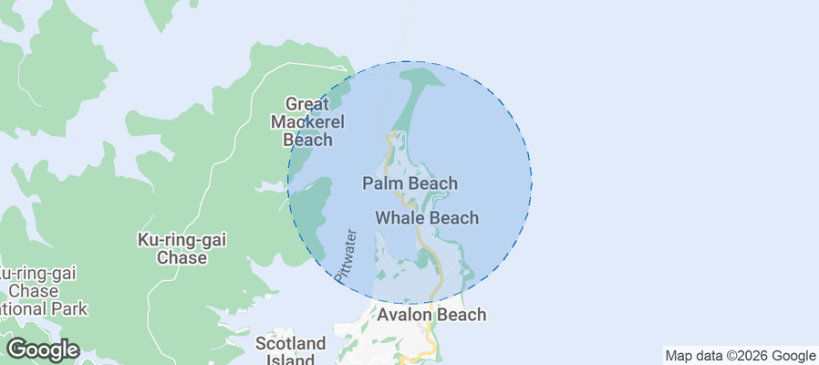 Palm Beach Airbnb map